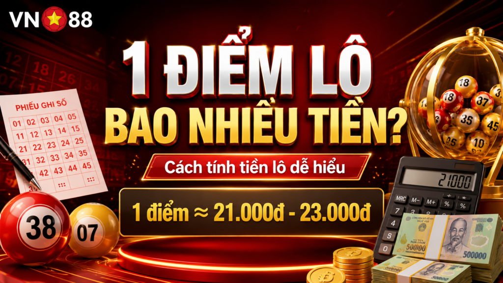 Cách tính tiền 1 điểm lô