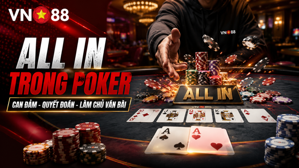 All in và chia Main Pot – Side Pot trong Poker