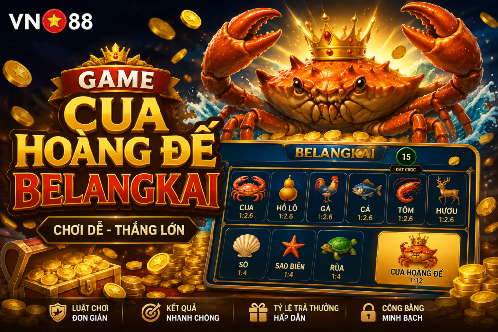 Cách chơi game Cua Hoàng Đế Belangkai