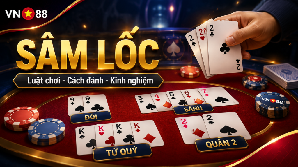 Chia sẻ cách đánh bài sâm lốc