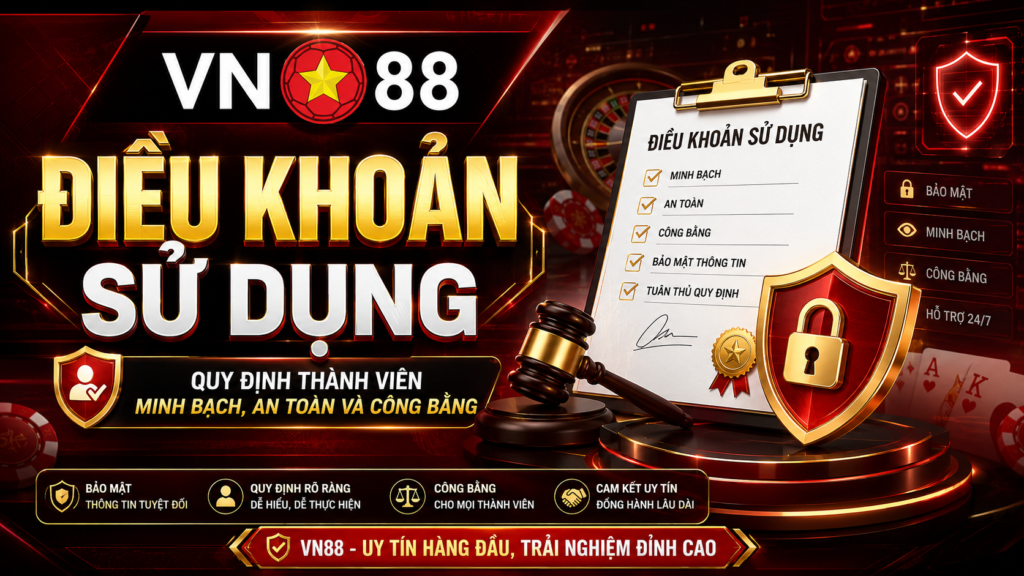 Nội dung điều khoản sử dụng VN88