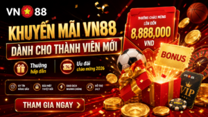 Khuyến mãi VN88 dành cho thành viên mới tham gia