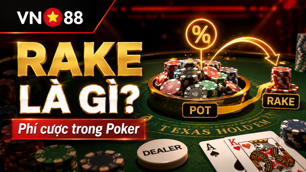 Cách tính Rake trong Poker