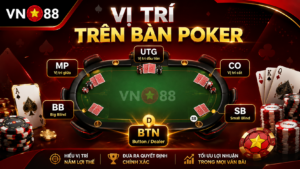 Các vị trí trên bàn Poker